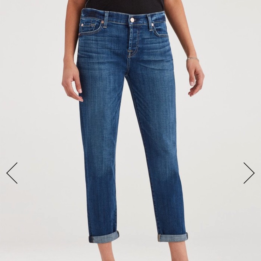 7 for All Mankind Josefina Skinny Boyfriend Jeans